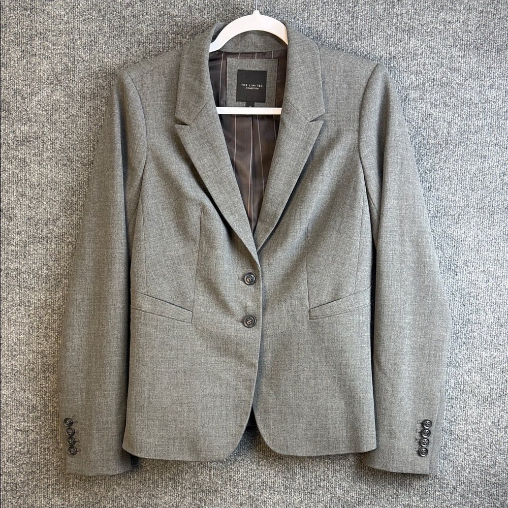 The Limited Gray Blazer Women’s Size 6 Very Nice!